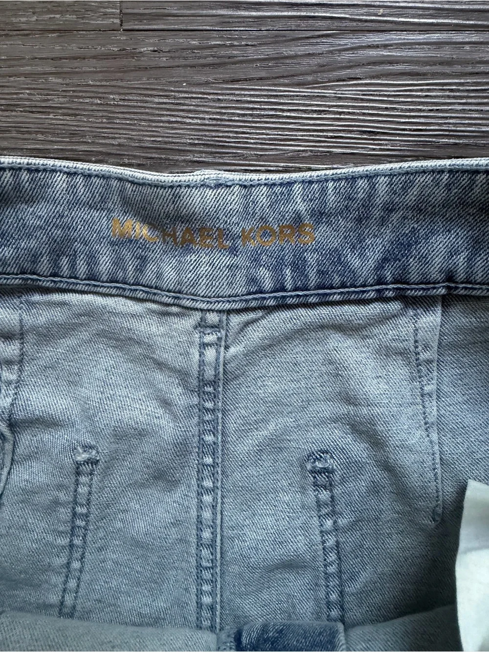 Michael Kors Carmen Crop Wide-Leg Jeans
